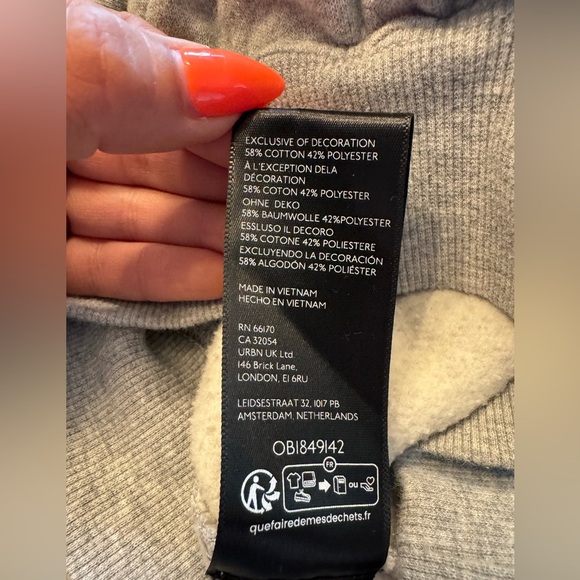 BDG Gray Crew Neck - Picture 5 of 5